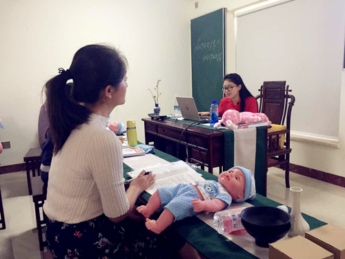 育婴师中级上课花絮